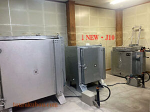 既存電気窯廃棄-TRB-J10導入